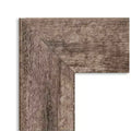 44" x 33" Non-Beveled Owl Brown Wood Wall Mirror - Amanti Art