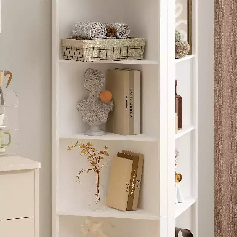 Famapy Modular White Cabinet Redefine Home Organization and Style