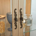 AndMakers 25.98 in. Display Cabinet with 1 Drawer and 2 Glass Doors