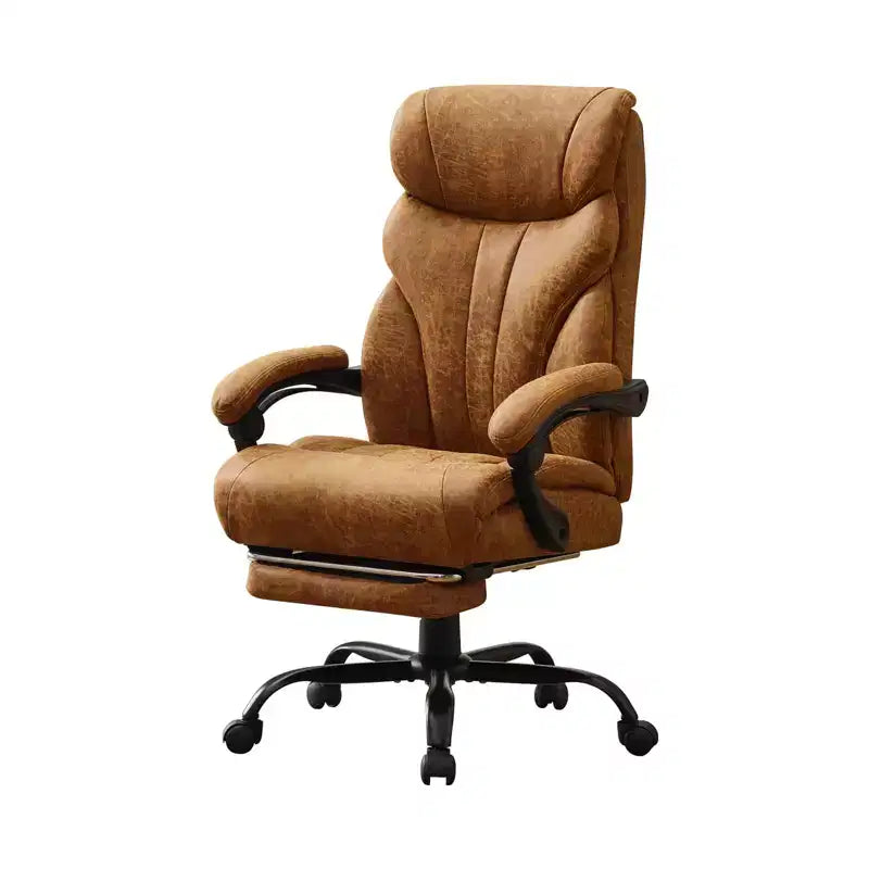 Office Chair, 500LB Big and Tall Ergonomic Executive Leather Desk Chair with Footrest