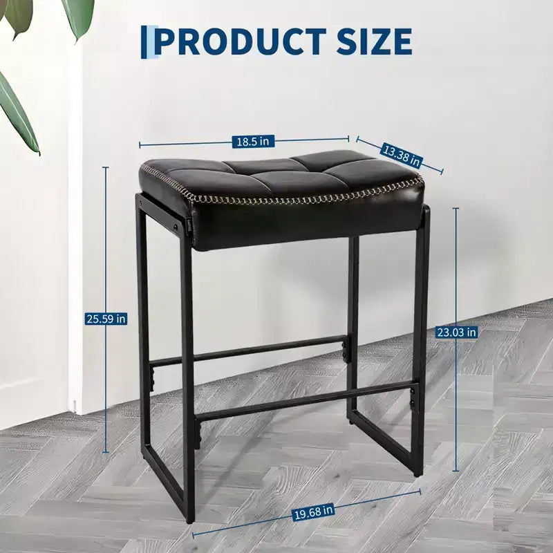 26 Inch Height Kitchen Counter Barstool, Modern Adjustable Stool, Easy Assembly, for Kitchen Island, Home Bar