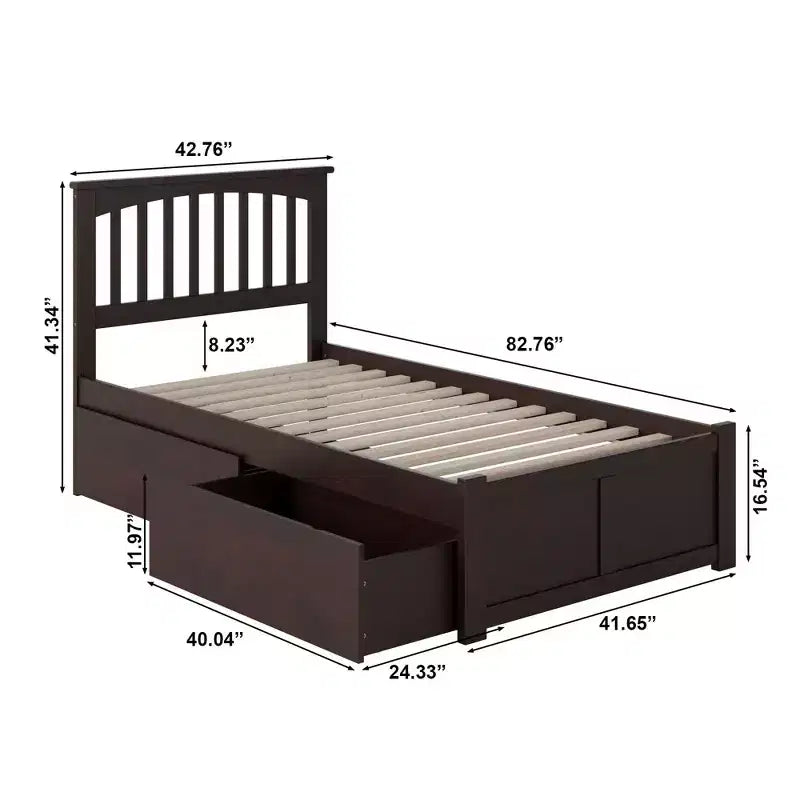 HomeStock Freestanding Headboards with Bed Frame