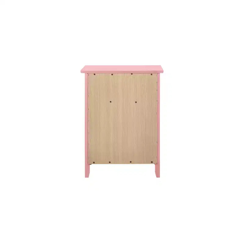 HomeStock Rectangle Wood Nighstand For Living Room and Bedroom