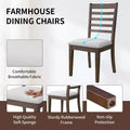 GDFStudio Bailey 7 Piece Extendable Dining Table Set with 18 Move Leaf