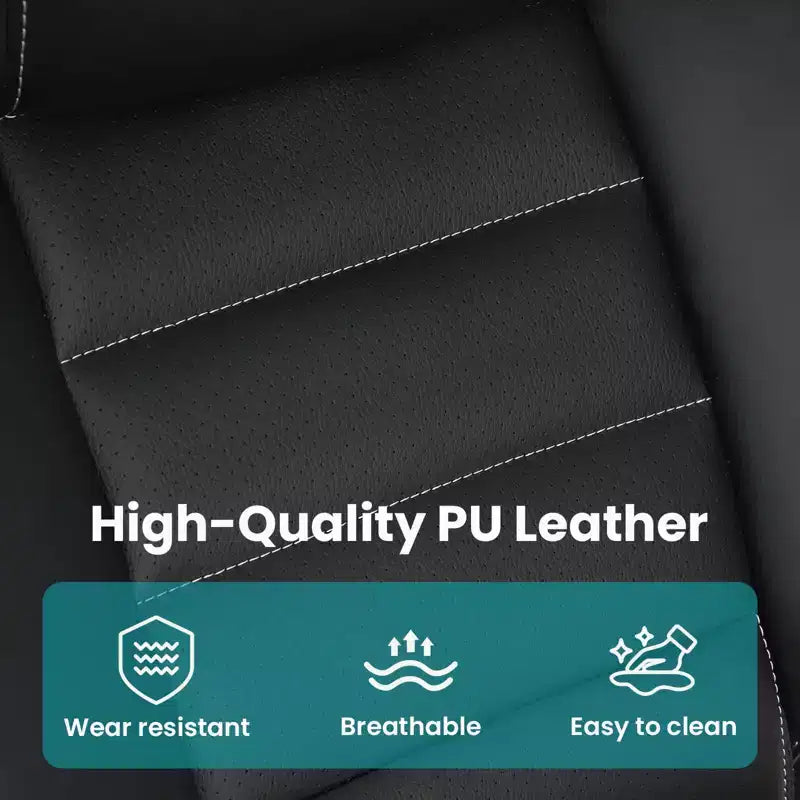 Ergonomic Office Chair, High Back, Adjustable Headrest, Lumbar Support, fold-Up Armrests, for Home, Office