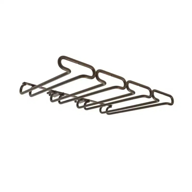 Rev-A-Shelf 11 Quad Under Cabinet Wine Glass Rack Storage Shelf, Kitchen Cabinet Organizer, Home Bar Stemware Display Holder, Chrome, 3450-11CR