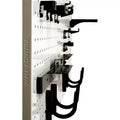 Wall Control 32 x 16 Horizontal Modular Metal Pegboard Standard Tool Organizer for Garages and Sheds with Mounting Brackets, Metallic (2 Pack)