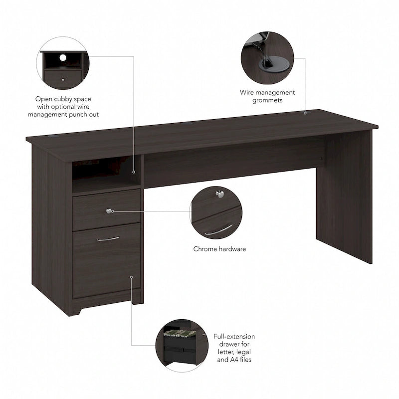 Bureau d'ordinateur à tiroirs pour la maison