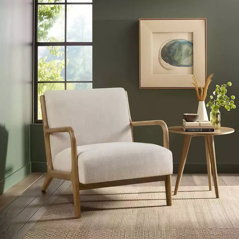 Ink+Ivy Novak Lounge Chair Cream