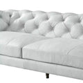 Ragle 96" Sofas Vintage White Top Grain Leather - Acme Furniture