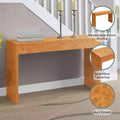 Breighton Home Northfield Hall Console Table/Desk in Light Burl