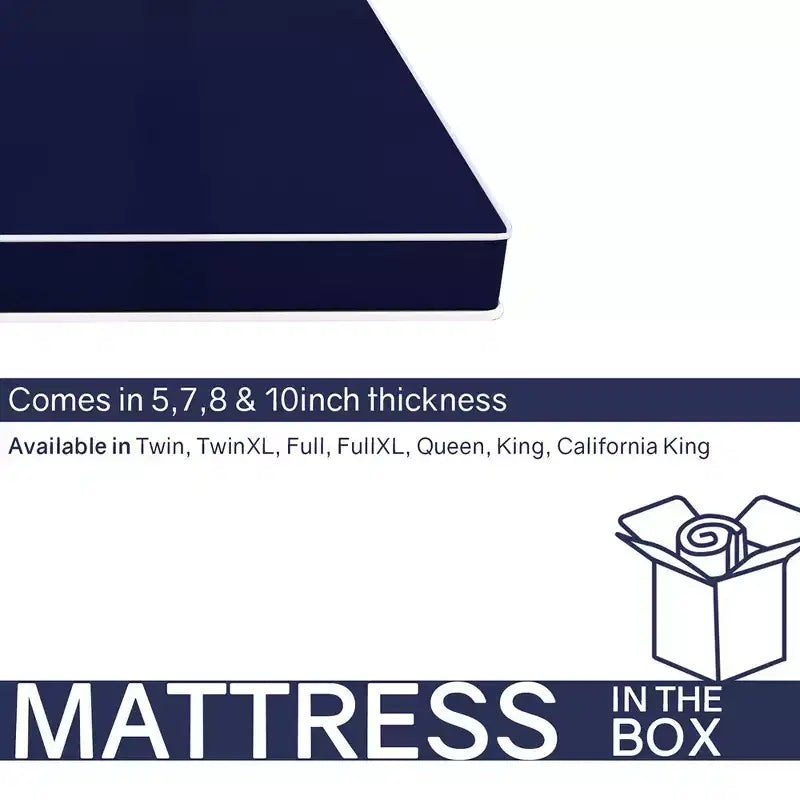 Continental Sleep, 7-Inch Vinyl Tight Top Double Sided Medium Firm Waterproof Mattress,
