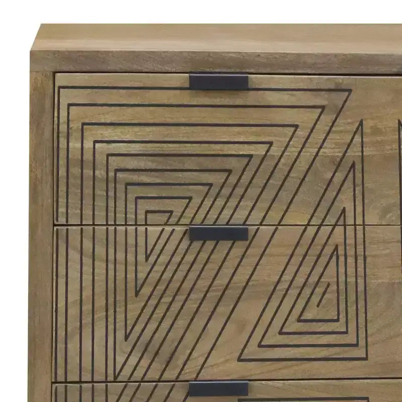 Amarily Mid-Century Modern 4 Drawer Accent Chest - HOMES: Inside + Out