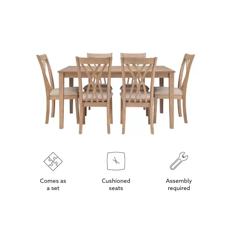 7pc Roslyn Dining Set - Powell