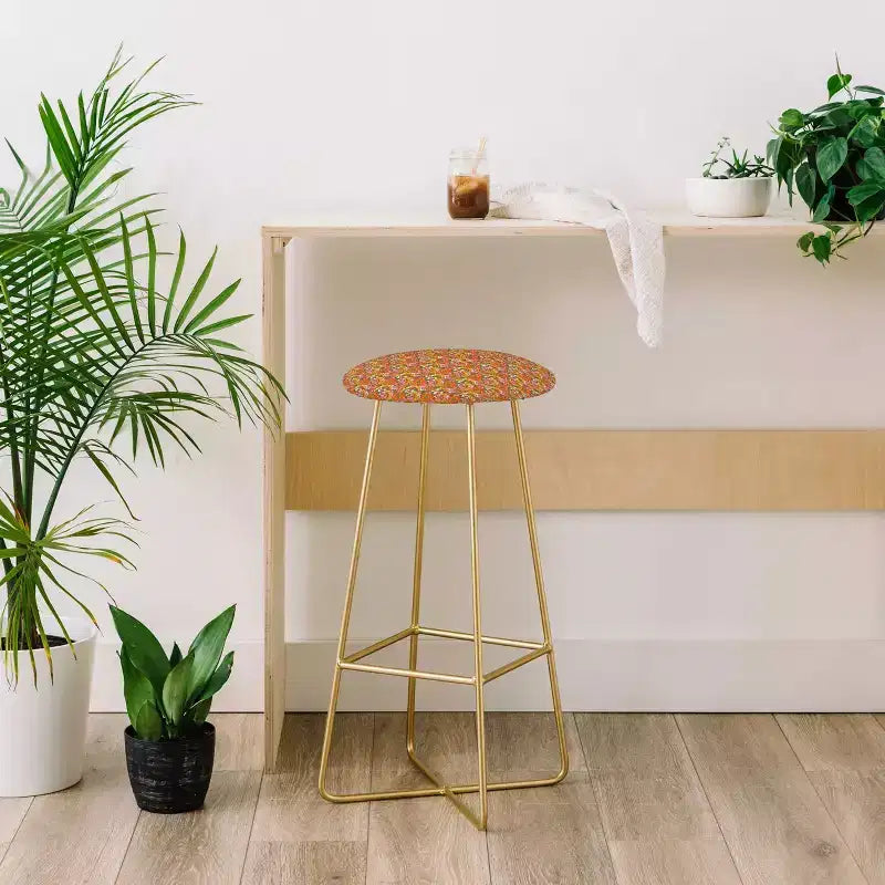 ThirtyOne Illustrations Spring in Retro Barstool - Deny Designs