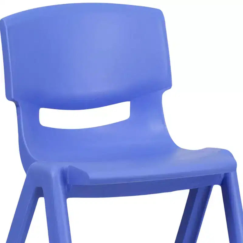 Flash Furniture 10 Pack Plastic Stackable School Chair with 13.25 Seat Height