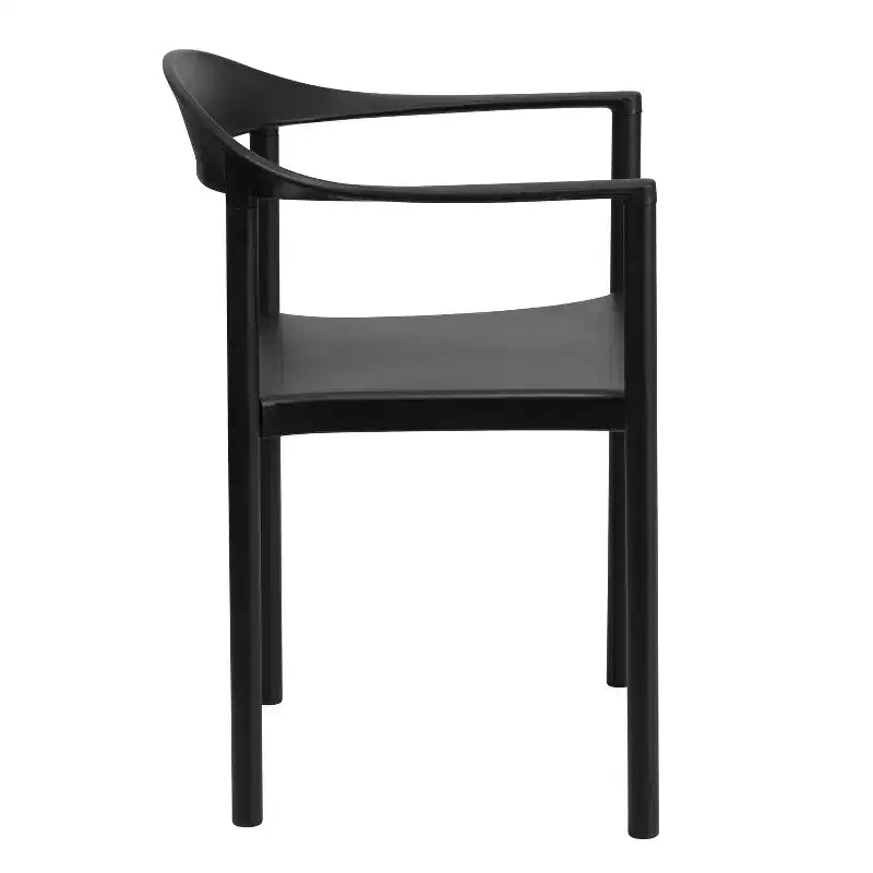 Flash Furniture 4 Pack HERCULES Series 1000 lb. Capacity Plastic Cafe Stack Chair