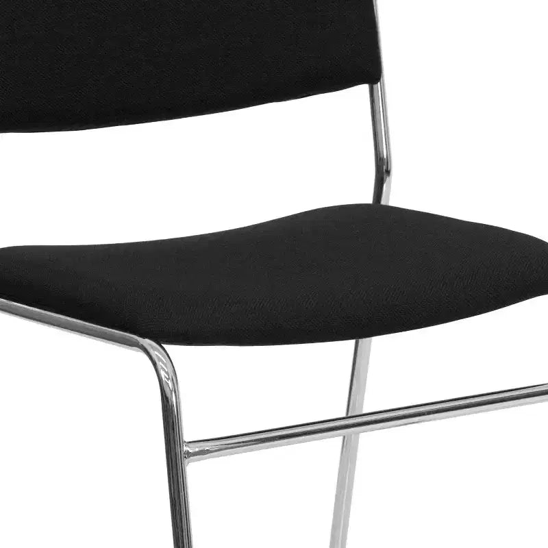 Emma and Oliver 5 Pack 500 lb. Capacity High Density Stacking Chair with Sled Base