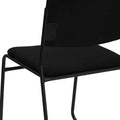 Emma and Oliver 5 Pack 500 lb. Capacity High Density Stacking Chair with Sled Base