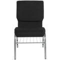 Emma and Oliver 4 Pack 18.5''W Church Chair with Book Rack
