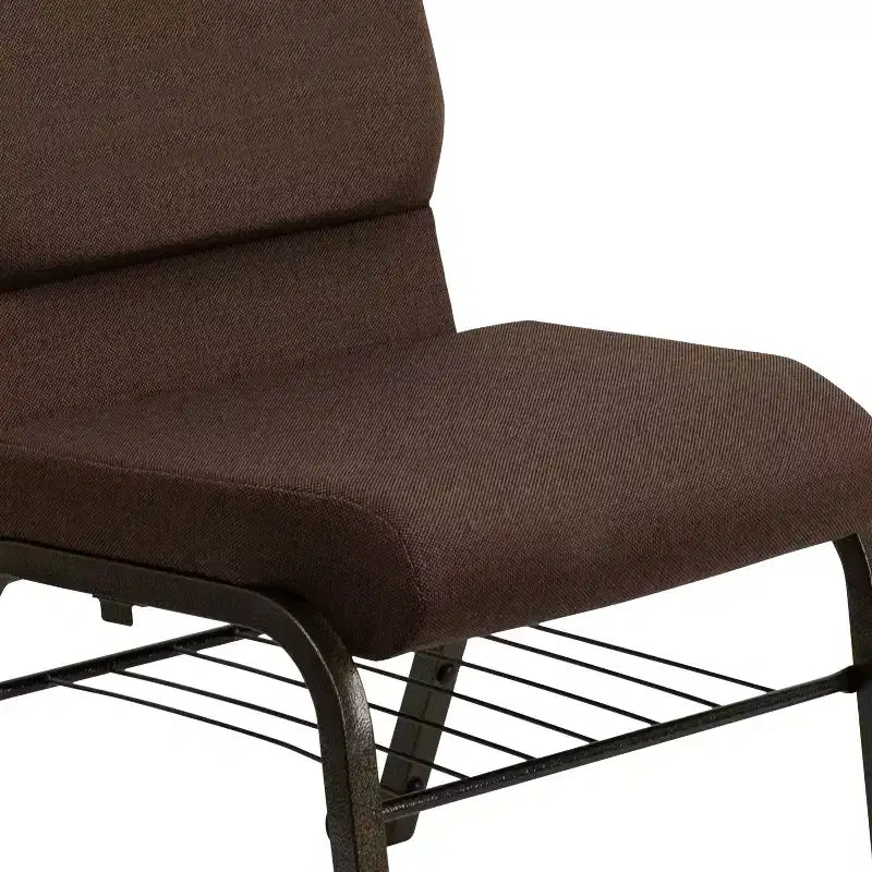 Emma and Oliver 4 Pack 18.5''W Church Chair with Book Rack