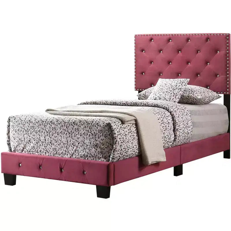 Passion Furniture Suffolk Twin Panel Bed
