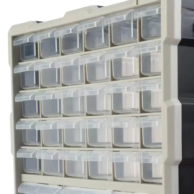 Stalwart 39-Drawer Small Part Organizer, Black