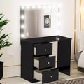 Elvira Lighted Makeup Vanity - Boahaus