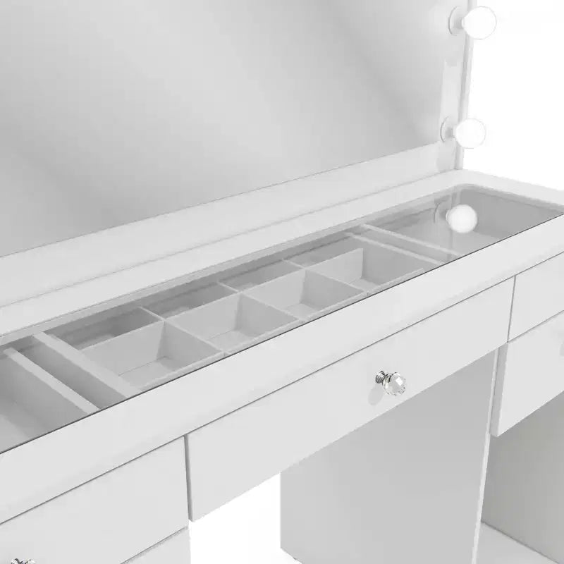 Federica Lighted Makeup Vanity - Boahaus