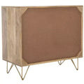 Marigold 3 Drawer Chest - CHS9001 - Natural/Brass - Safavieh