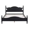 Full/Queen Size Wood Platform Bed Frame, Retro Style Platform Bed - ModernLuxe