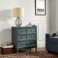 Galatea 32'' Traditional Solid Wood 3 - Drawer Accent Chest with Charging Station | HULALA HOME