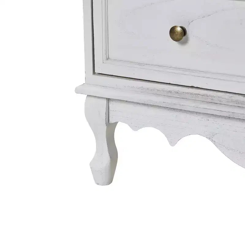Galatea 32'' Traditional Solid Wood 3 - Drawer Accent Chest with Charging Station | HULALA HOME