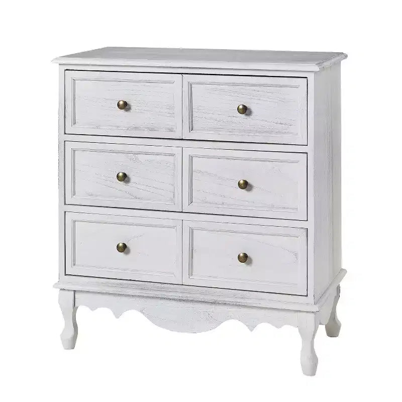 Galatea 32'' Traditional Solid Wood 3 - Drawer Accent Chest with Charging Station | HULALA HOME
