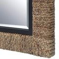 Uttermost Island Natural Straw 29 1/2 x 41 1/2 Wall Mirror