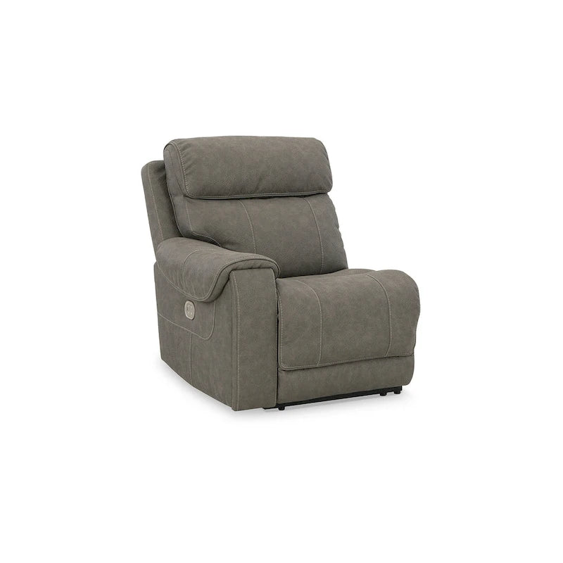 Ensemble de canapé modulaire électrique 5 pièces gris — L131 x P131 x H42