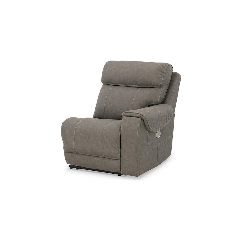 Ensemble de canapé modulaire électrique 5 pièces gris — L131 x P131 x H42