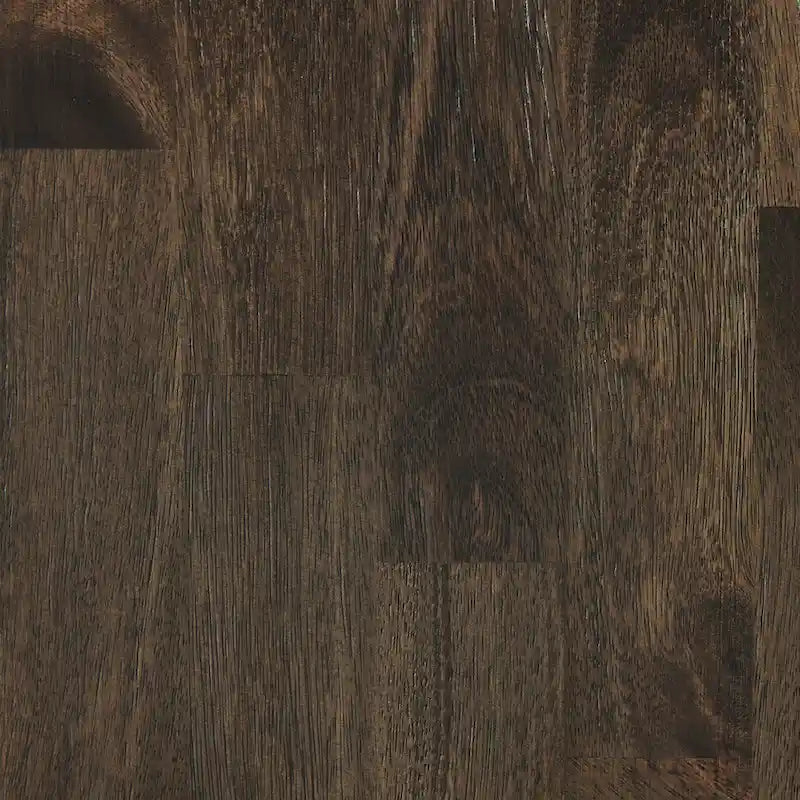 Banc sans dossier gris et blanc avec assise en bois