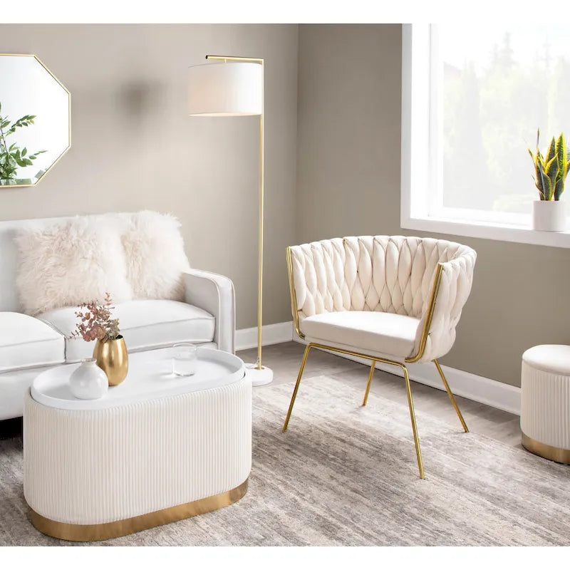 Fauteuil en osier