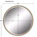 Uttermost Ranchero Natural Rope Round Mirror