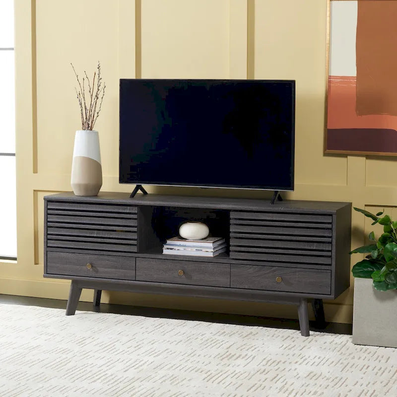 Meuble TV/multimédia 3 tiroirs (téléviseur à écran plat de 65 po)