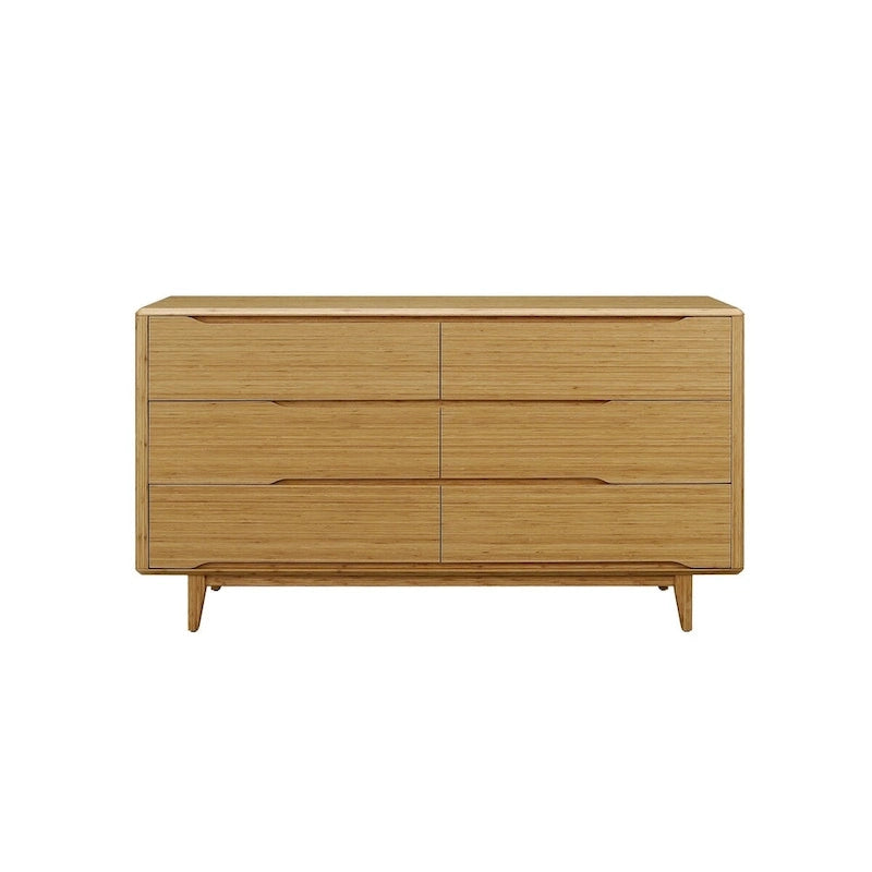 Ensemble de chambre Queen 4 pièces avec plateforme et commode couleur dorée