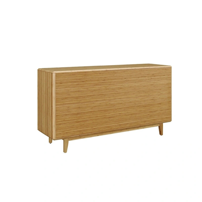 Ensemble de chambre Queen 4 pièces avec plateforme et commode couleur dorée