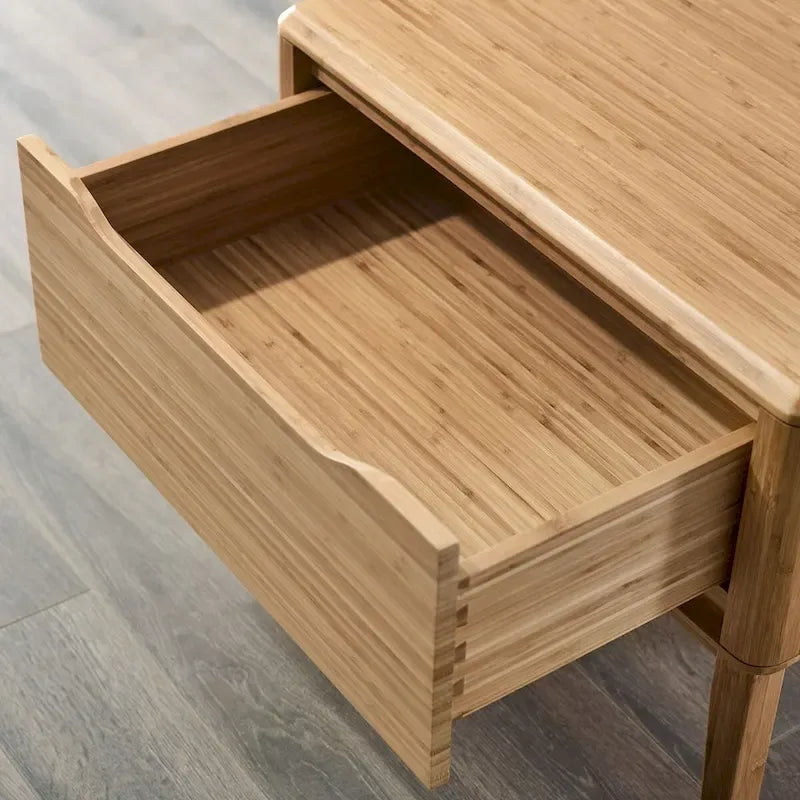 Ensemble de chambre Queen 4 pièces avec plateforme et commode couleur dorée