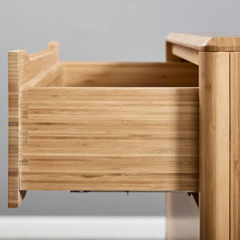 Ensemble de chambre Queen 4 pièces avec plateforme et commode couleur dorée