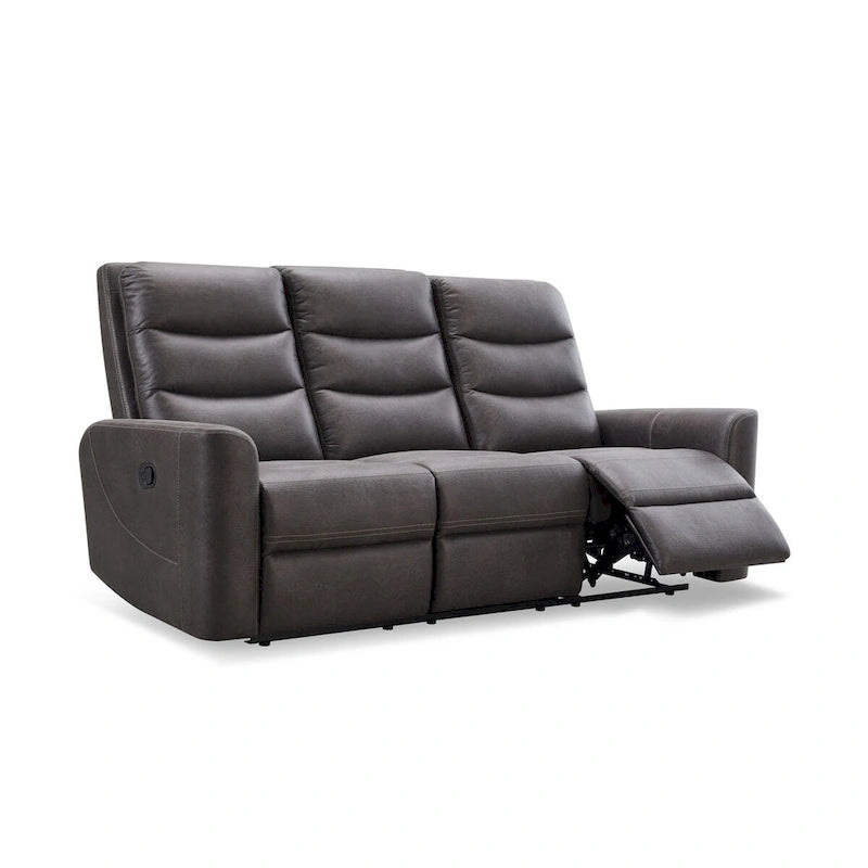 Canapé inclinable manuel en tissu Abbyson Ford