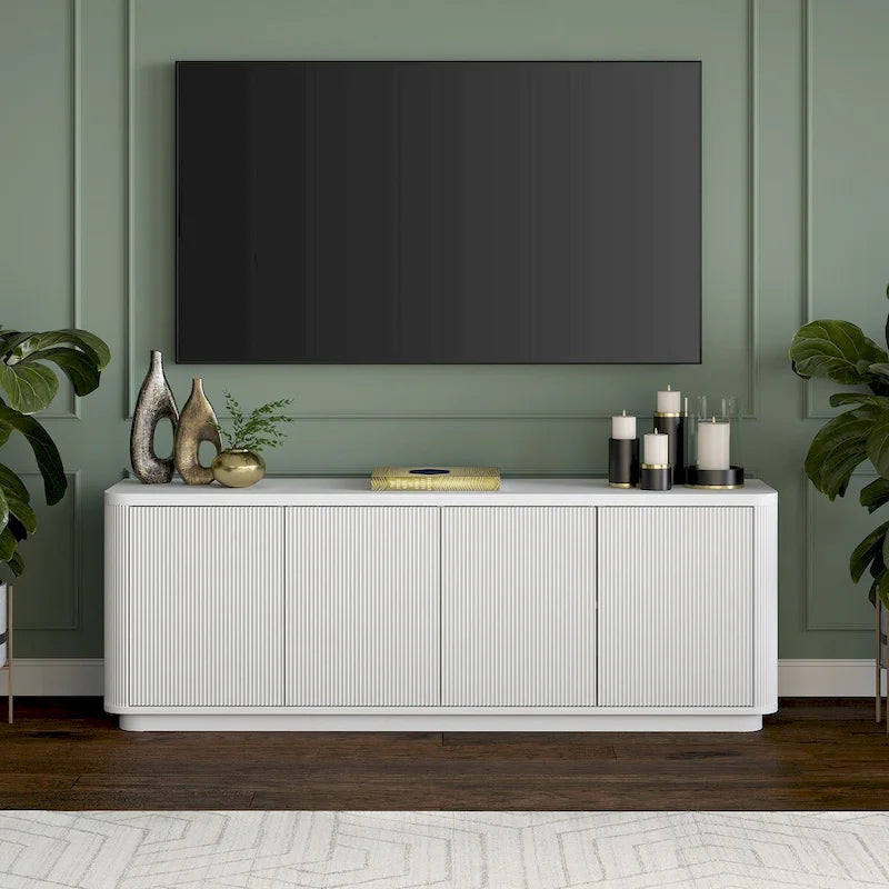 Meuble TV rectangulaire pour téléviseurs jusqu'à 75 po - 68 po de large