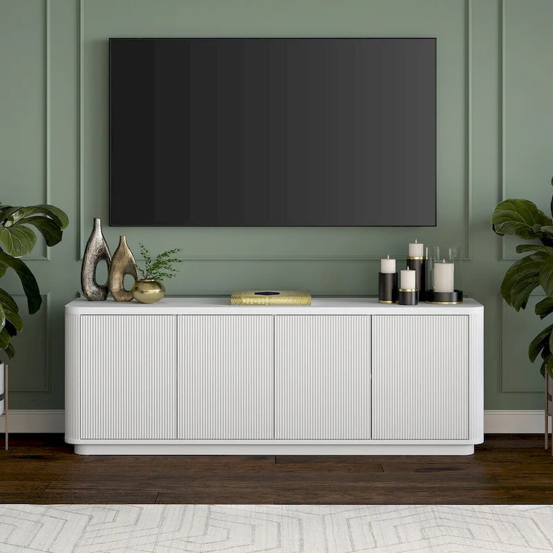 Meuble TV rectangulaire pour téléviseurs jusqu'à 75 po - 68 po de large