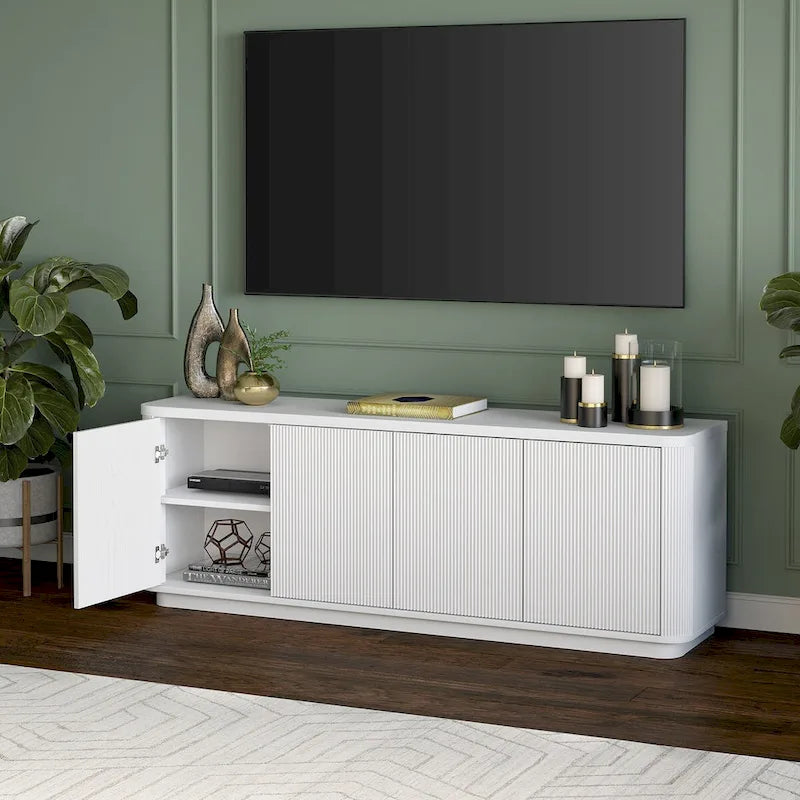 Meuble TV rectangulaire pour téléviseurs jusqu'à 75 po - 68 po de large