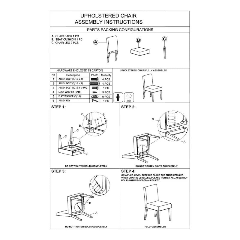 Chaises de salle à manger style moderne 19 pouces, hévéa, lot de 2, gris clair